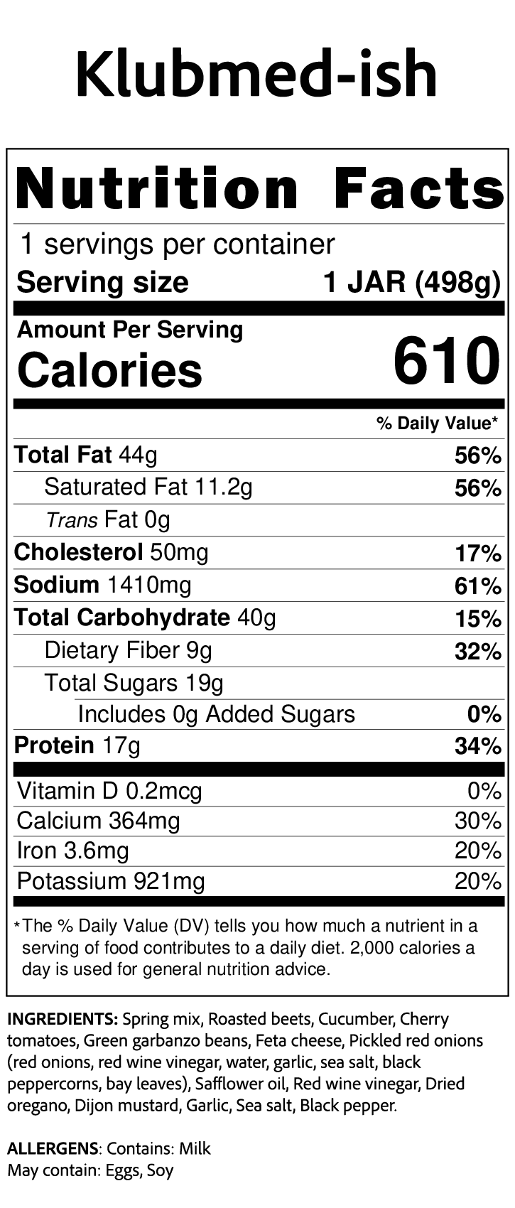 Klub Med-ish (Pre Order)